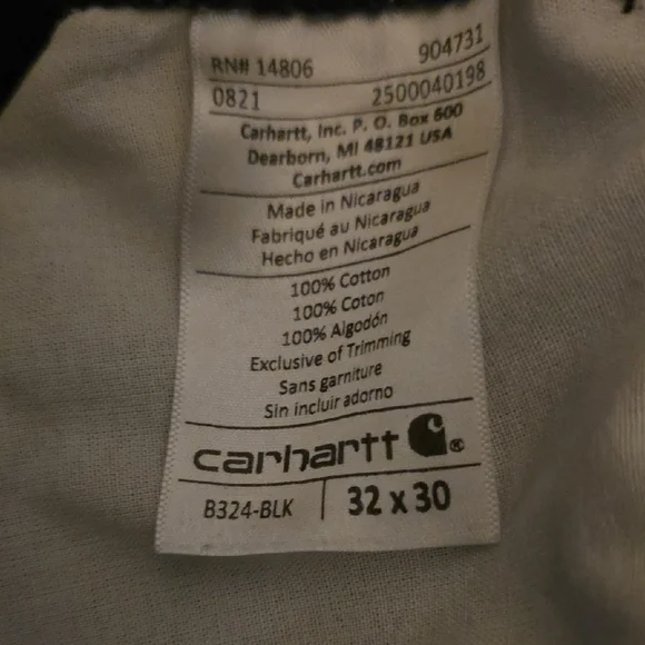 Carhartt Black Work Pants - Picture 5 of 5